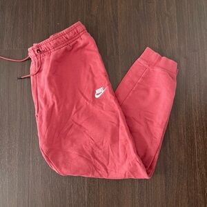 Red Nike Sweatpants Joggers size Medium